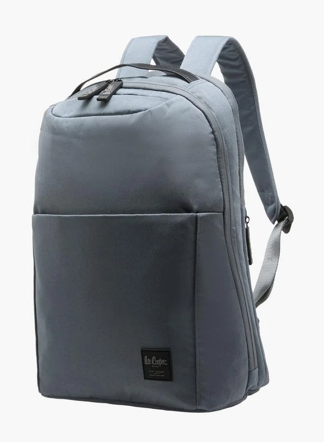 Lee Cooper GREY Men Logo Applique Laptop Backpack for Men | Best Price UAE